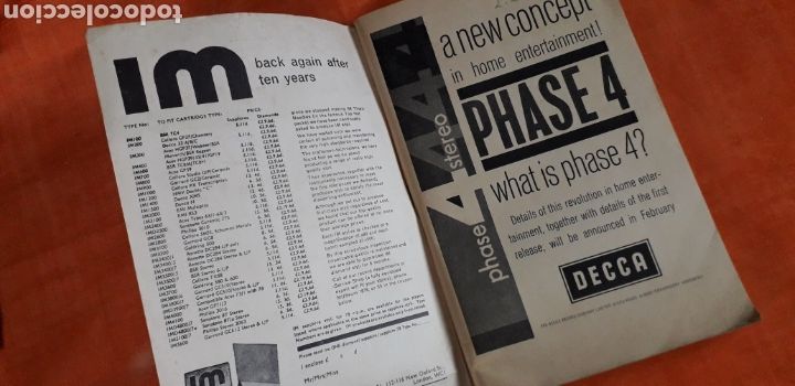 Libros: THE GRAMOPHONE, EDGAR JACKSON, POPULAR RECORD CATALOGUE, - Foto 2