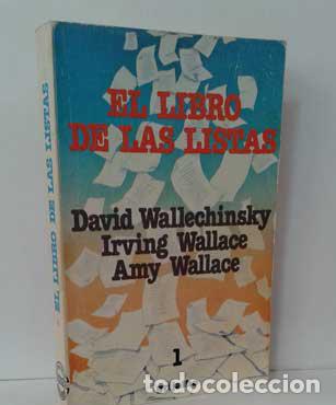Libros: EL LIBRO DE LAS LISTAS (1) - WALLECHINSKY, DAVID - WALLACE, IRVING - WALLACE, AMY - Foto 1