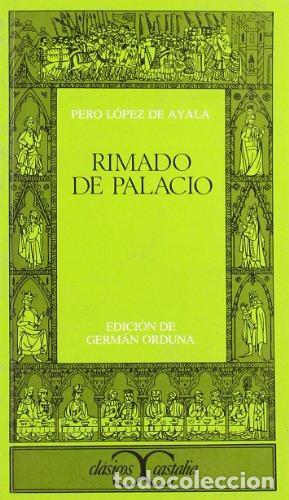 Libros: RIMADO DE PALACIO. - L&Oacute;PEZ DE AYALA, Pedro. - Foto 1