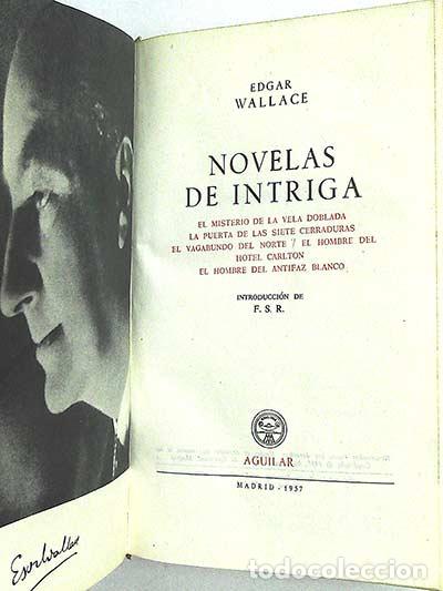 Libros: Novelas de intriga - Edgar Wallace - Foto 1
