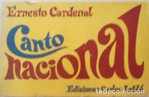 Libros: Canto nacional. - Ernesto Cardenal. - Foto 1