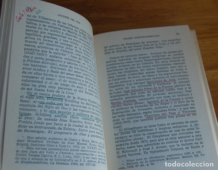 Libros: TEATRO HISPANOAMERICANO (2 Tomos) - AGUST&Iacute;N DEL SAZ - Foto 2