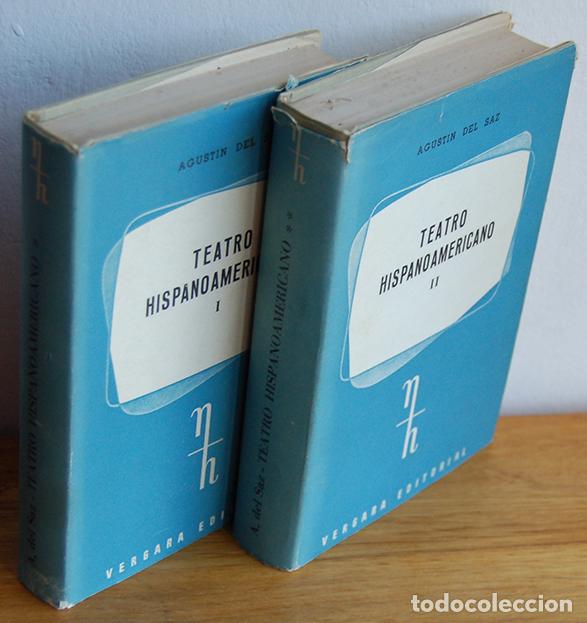 Libros: TEATRO HISPANOAMERICANO (2 Tomos) - AGUST&Iacute;N DEL SAZ - Foto 1