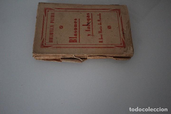 Libros: BLASONES Y TALEGAS JOSE MAR&Iacute;A DE PEREDA - Foto 2