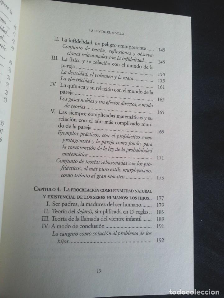Libros: MIGUEL ANGEL RODRIGUEZ - LA LEY DE EL SEVILLA - ESPASA 2012 - Foto 5