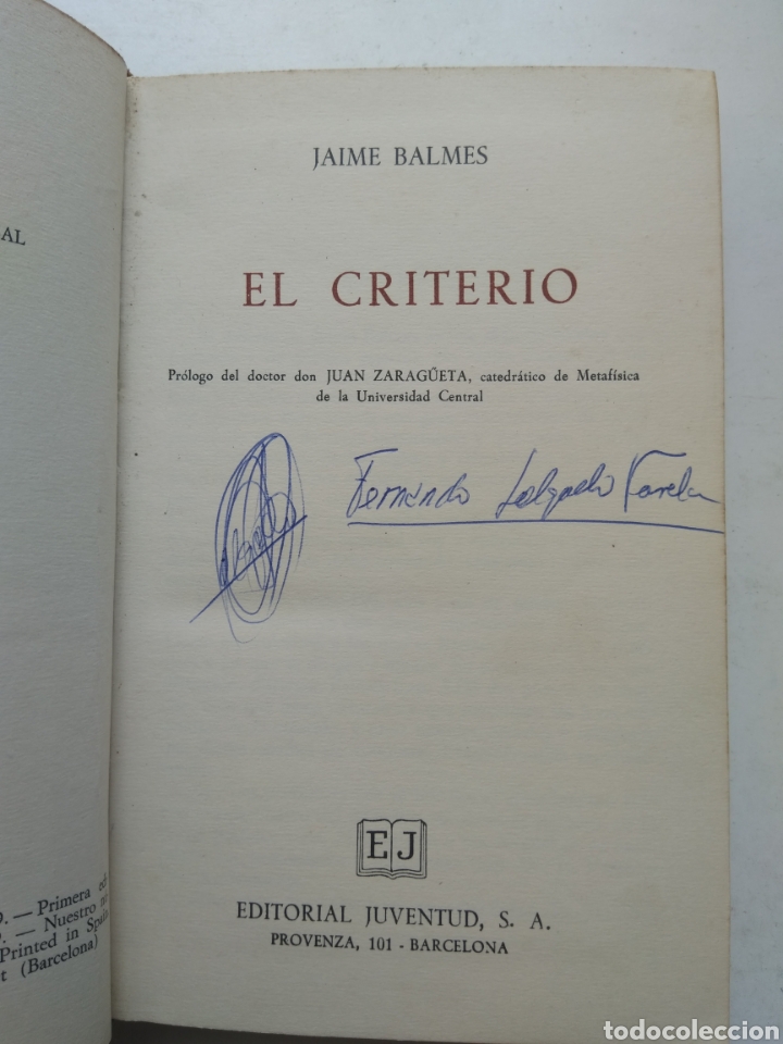 Libros: EL CRITERIO/JAIME BALMES - Foto 3