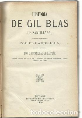 Libros: Historia de Gil Blas de Santillana - Foto 2