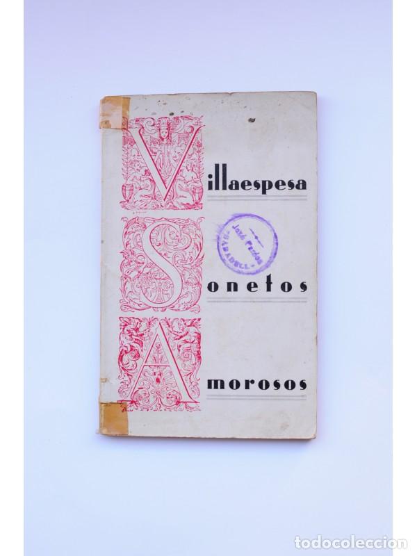 Libros: Sonetos amorosos - VILLAESPESA, Francisco - Foto 1