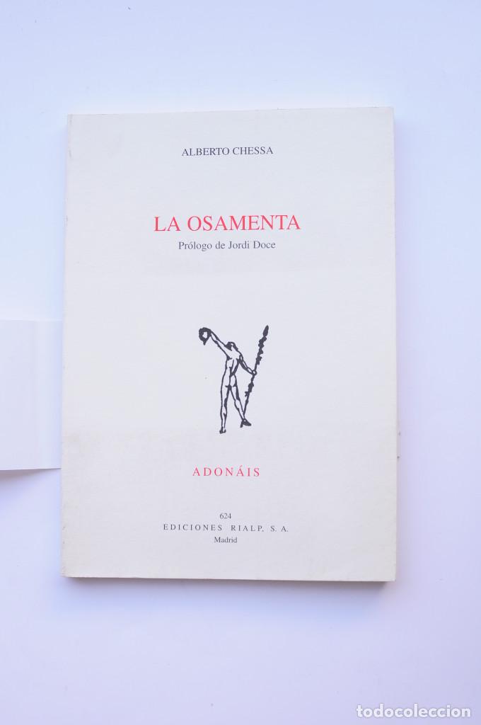 Libros: La osamenta - CHESSA, Alberto - Foto 2