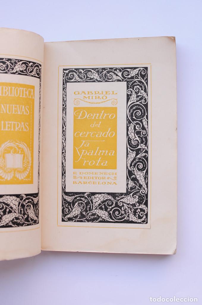 Libros: Dentro del cercado, La palma rota - MIR&Oacute;, Gabriel - Foto 2