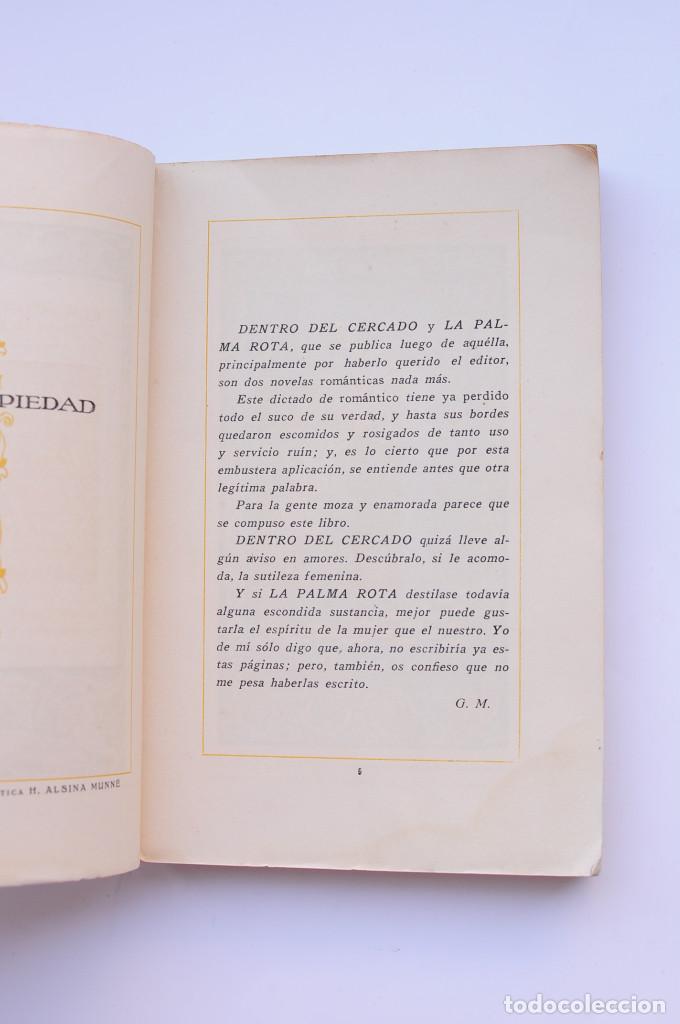 Libros: Dentro del cercado, La palma rota - MIR&Oacute;, Gabriel - Foto 3