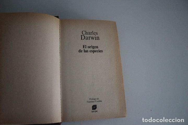 Libros: EL ORIGEN DE LAS ESPECIES CHARLES DARWIN - Foto 2
