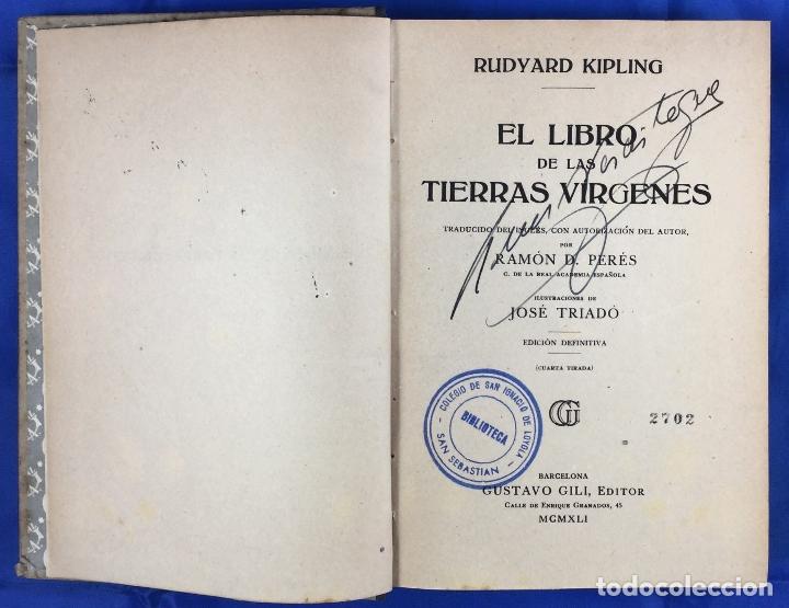 el libro de las tierras vírgenes - rudyard kipl - Comprar Libros sin