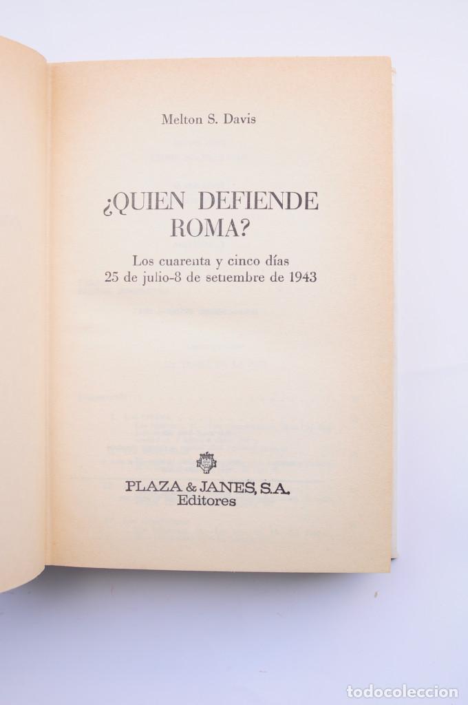 Libros: &iquest;Qui&eacute;n defiende Roma? - DAVIS, Melton S. - Foto 3