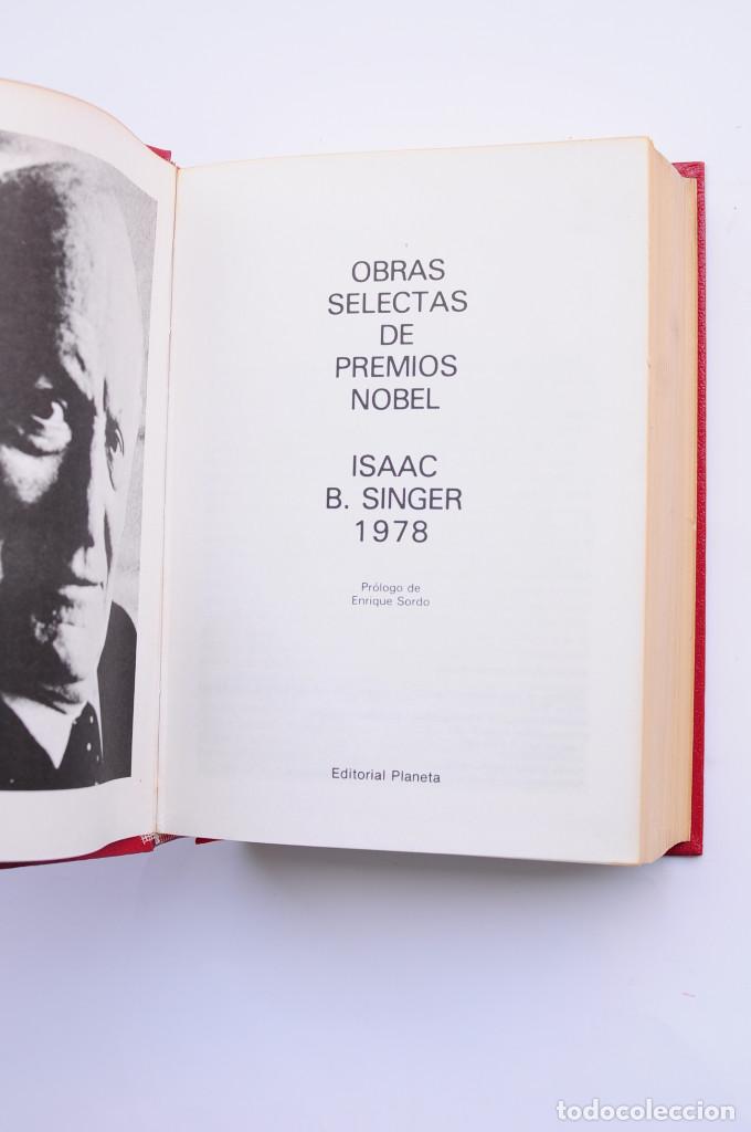 Libros: Obras selectas de premios Nobel. Isaac B. Singer - SINGER, Isaac Bashevis - Foto 3