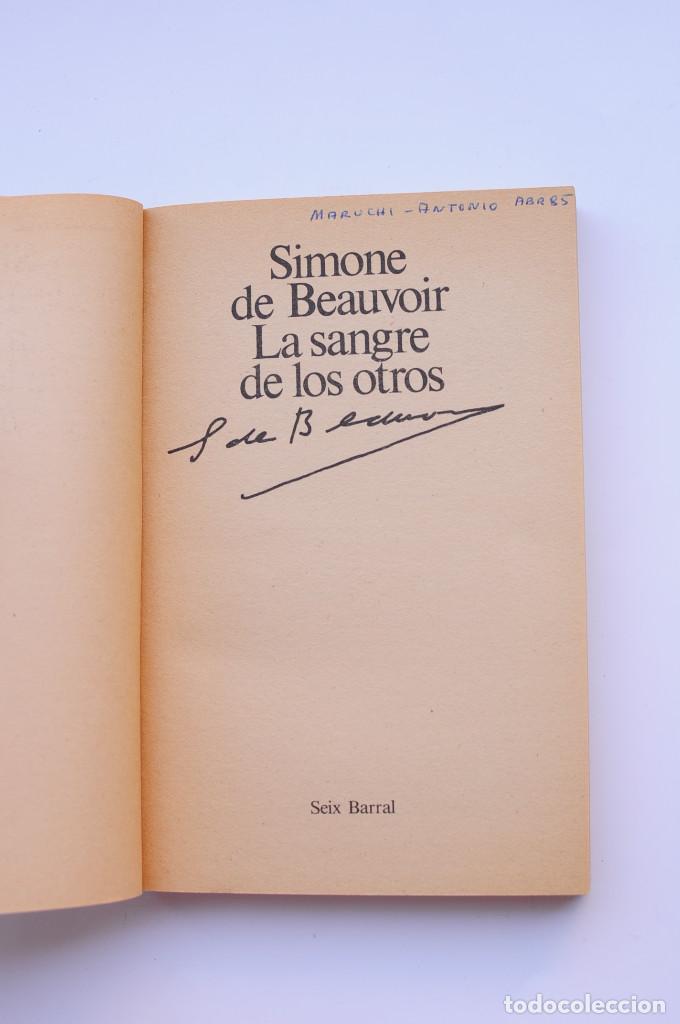 Libros: La sangre de los otros - BEAUVOIR, Simone de - Foto 2