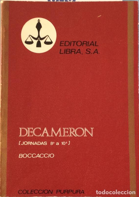 Libros: Decamer&oacute;n (jornadas 8&ordf; a 10&ordf;) - Giovanni Boccaccio - Foto 1
