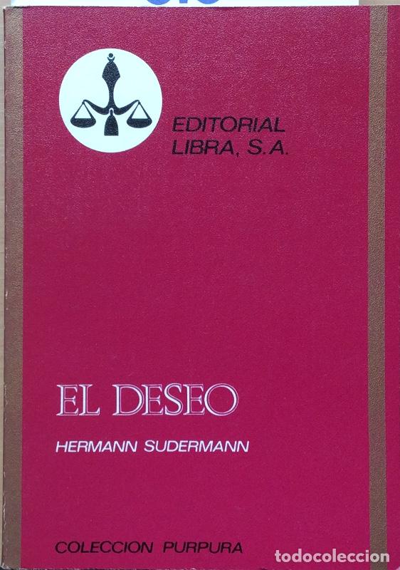 Libros: El deseo - Hermann Sudermann - Foto 1