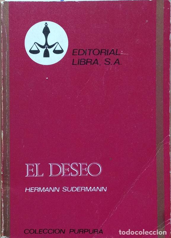 Libros: El deseo - Hermann Sudermann - Foto 1