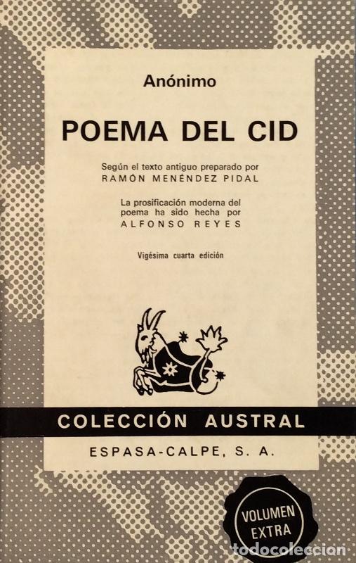 Libros: Poema del Cid - An&oacute;nimo - Foto 1
