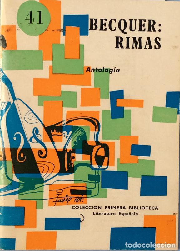 Libros: Rimas. Antolog&iacute;a - Gustavo Adolfo Becquer - Foto 1