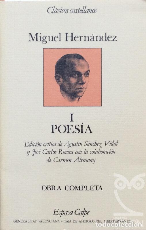 Libros: Poesia - Tomo I - Miguel Hern&aacute;ndez - Foto 1