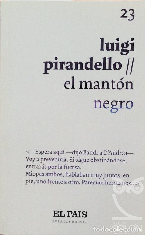 Libros: El mant&oacute;n negro - Luigi Pirandello - Foto 1