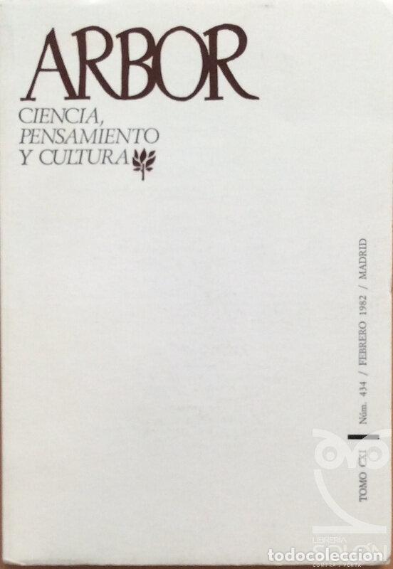 Libros: Arbor n&ordm; 434 - Febrero 1982 - Aa. Vv. - Foto 1