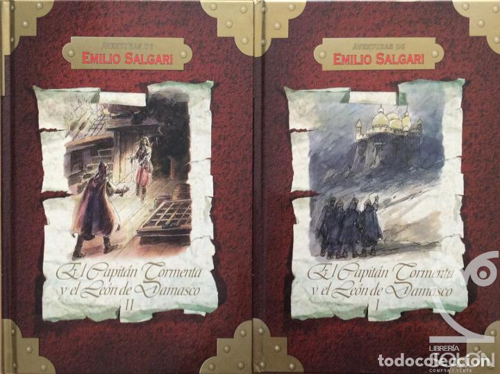 Libros: EL Capit&aacute;n Tormenta y el Le&oacute;n de Damasco - 2 Vol. (Completa) - Emilio Salgari - Foto 1