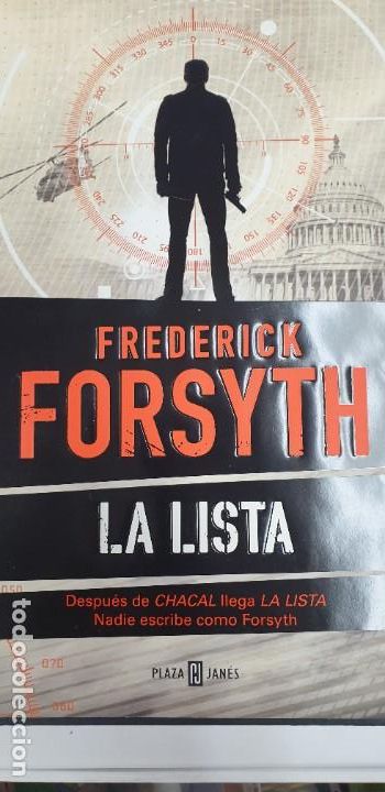Libros: LA LISTA de Frederick Forsyth TAPA DURA - Foto 1