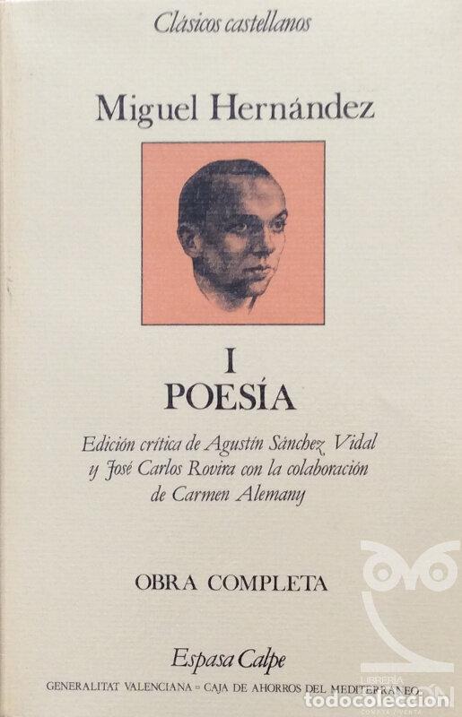 Libros: Poesia - Tomo I - Miguel Hern&aacute;ndez - Foto 1