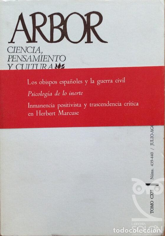 Libros: Arbor n&ordm; 439-440 - Julio-Agosto 1982 - Aa. Vv. - Foto 1