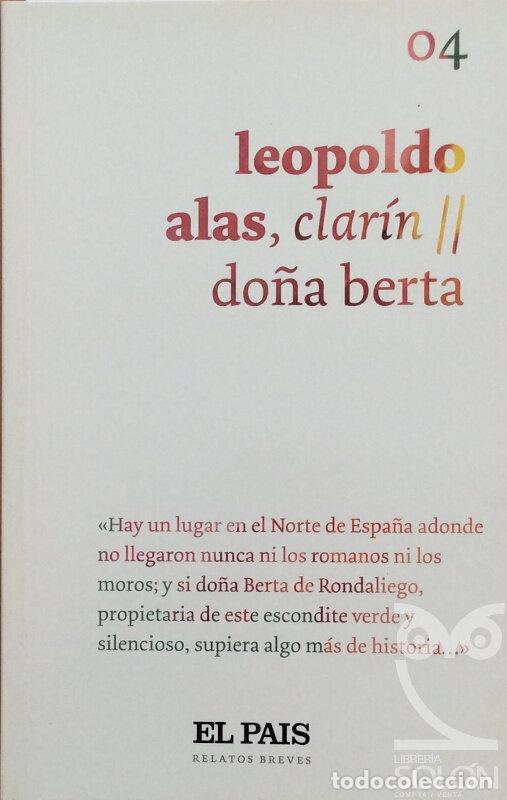 Libros: Do&ntilde;a Berta - Leopoldo Alas Clar&iacute;n - Foto 1