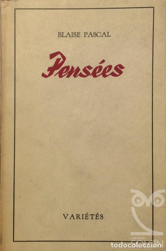 Libros: Pens&eacute;es ( Edition Complete) - Blaise Pascal - Foto 1