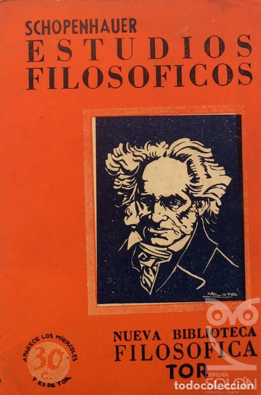 Libros: Estudios Filos&oacute;ficos - Arthur Schopenhauer - Foto 1