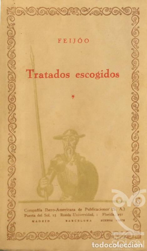 Libros: Tratados escogidos Tomo I - Benito Jer&oacute;nimo Feij&oacute;o - Foto 1