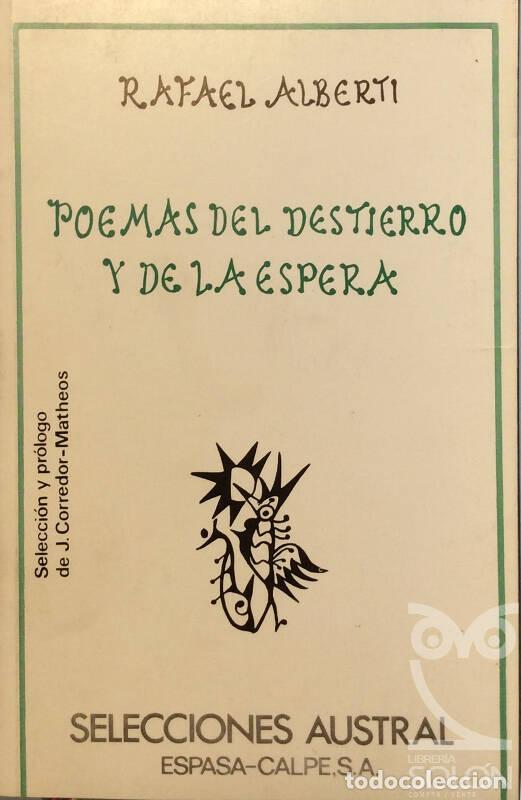 Libros: Poemas del destierro y de la espera - Rafael Alberti - Foto 1