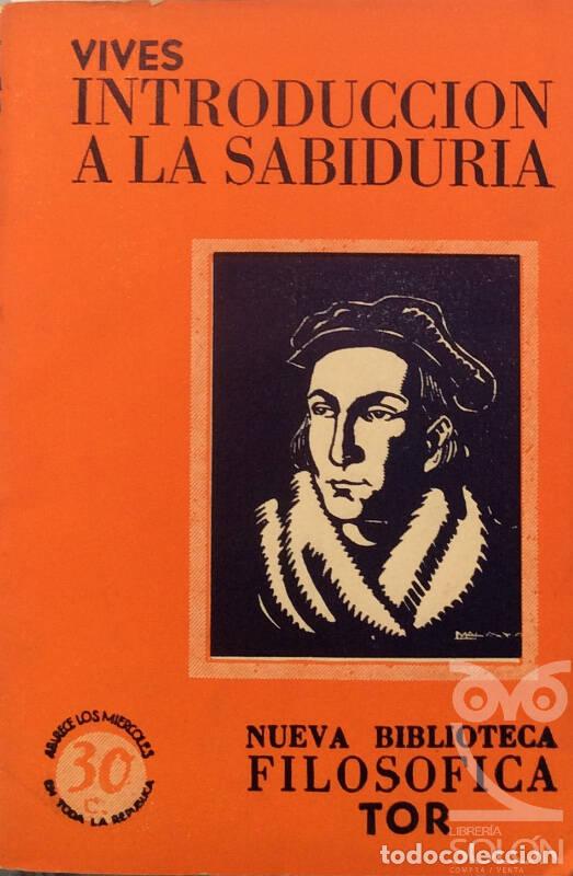 Libros: Introducci&oacute;n a la sabidur&iacute;a - Juan Luis Vives - Foto 1