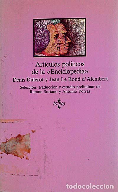 Libros: Art&iacute;culos pol&iacute;ticos de la &rdquo;Enciclopedia&rdquo; - Diderot - Foto 1