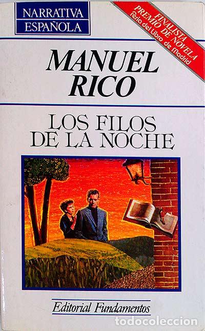 Libros: Los filos de la noche - Manuel Rico - Foto 1