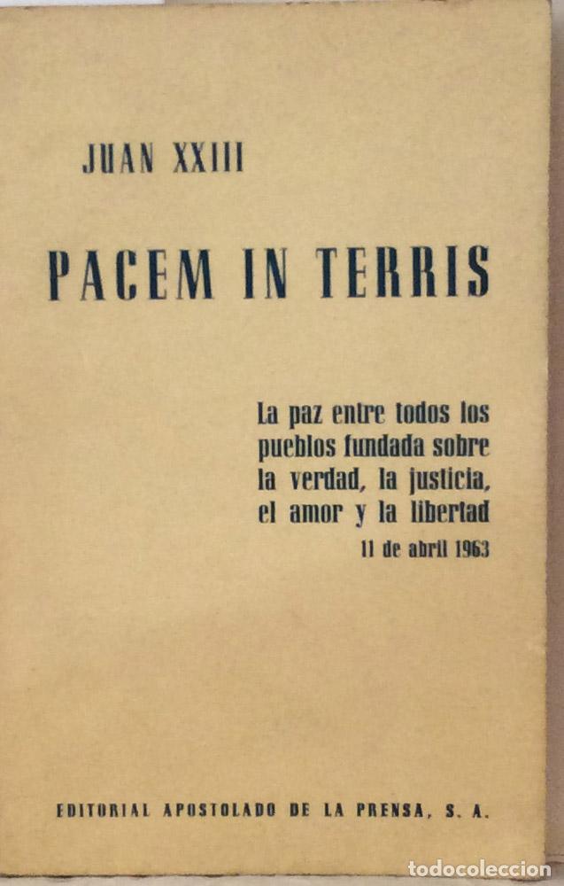 Libros: Pacem in Terris - Juan XXIII - Foto 1