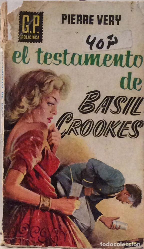 Libros: El testamento de Basil Crookes - Pierre Very - Foto 1