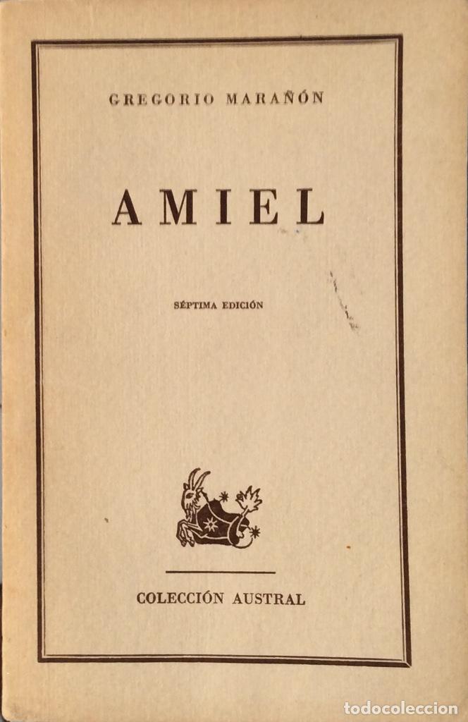 Libros: Amiel - Gregorio Mara&ntilde;&oacute;n - Foto 1