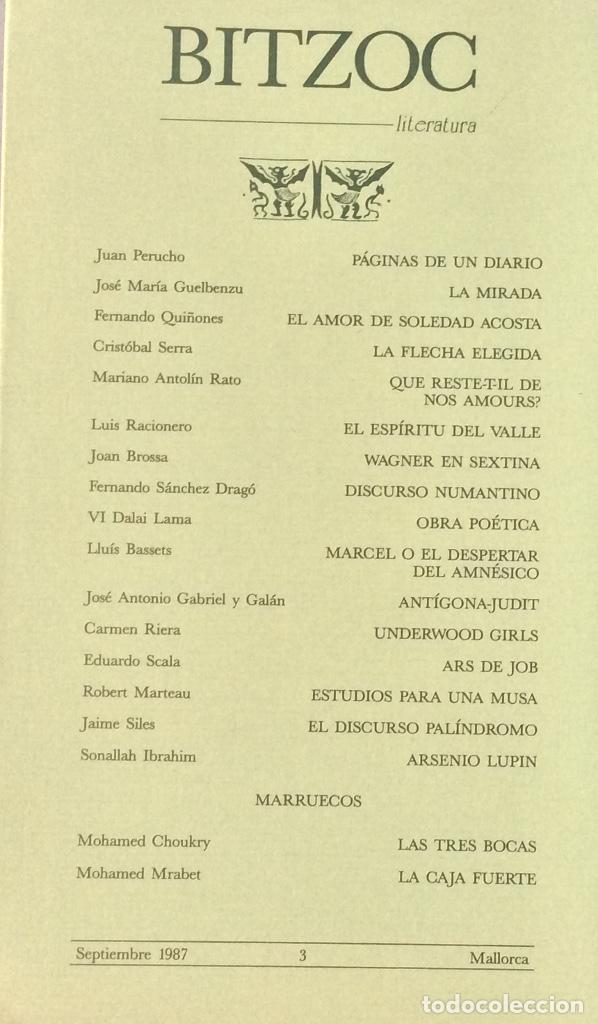 Libros: Bitzoc - Septiembre 1987 - Aa. Vv. - Foto 1