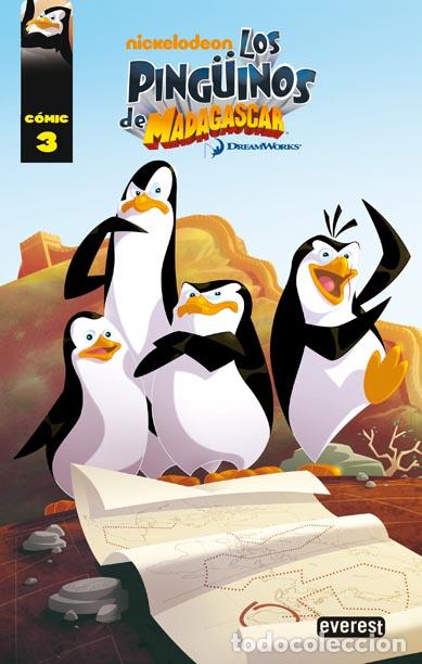 Libros: Los Ping&uuml;inos de Madagascar. C&oacute;mic 3 - Nickelodeon - Foto 1