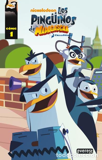 Libros: Los Ping&uuml;inos de Madagascar. C&oacute;mic 1 - Nickelodeon - Foto 1