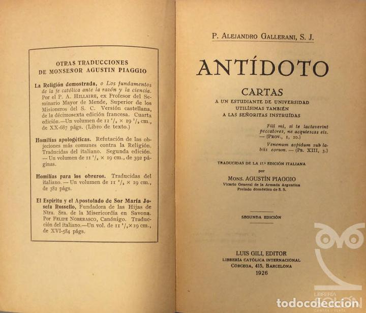 Libros: Ant&iacute;doto - Alejandro Gallerani - Foto 3