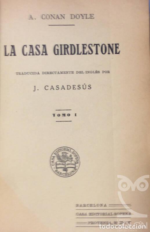 Libros: La casa Girdlestone - Arthur Conan Doyle - Foto 3