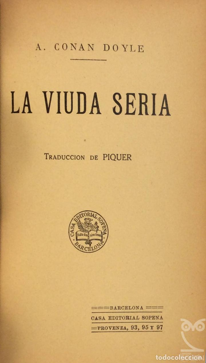 Libros: Un duo / La viuda seria - Arthur Conan Doyle - Foto 5