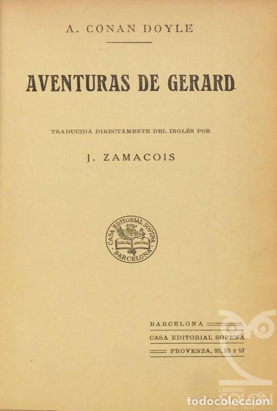 Libros: Aventuras de Gerard/El crimen del coronel - Arthur Conan Doyle - Foto 3